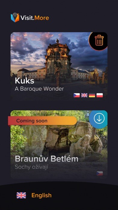 Emulate iPhone app Visit.More using MyAndroid