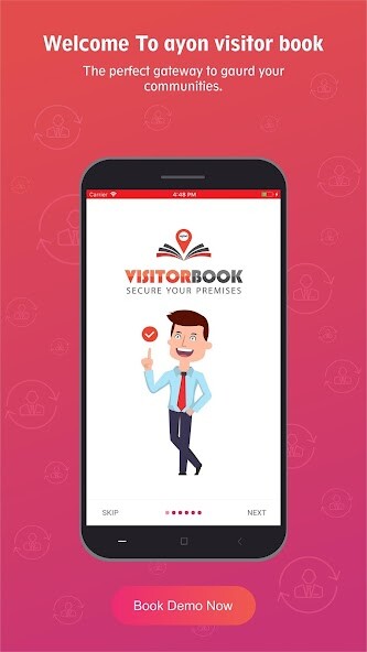 Emulate Android APK Visitor Book