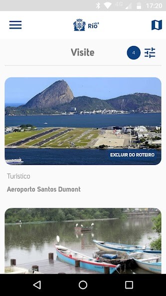 Emulate iPhone app Visit Rio using MyAndroid