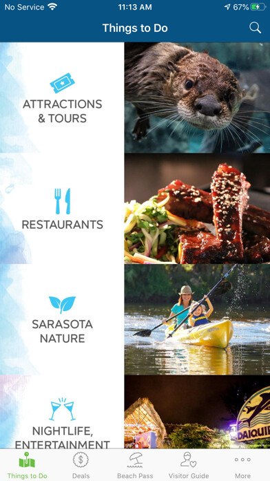 Emulate iPhone app Visit Sarasota County using MyAndroid Emulate iPhone app Visit Sarasota County using MyAndroid