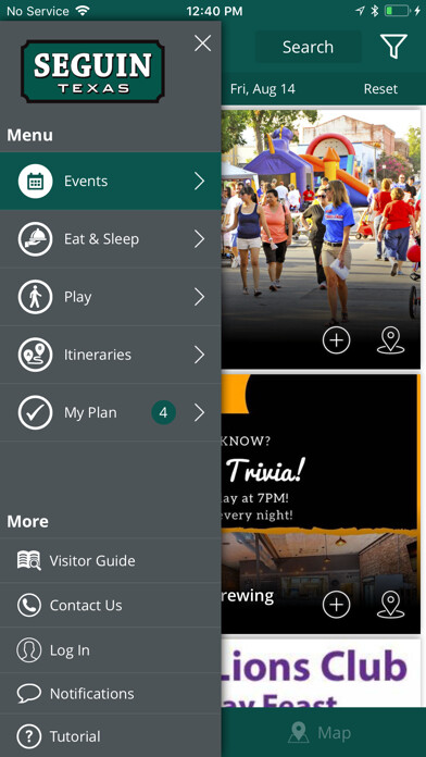 Emulate iPhone app Visit Seguin TX! using MyAndroid Emulate iPhone app Visit Seguin TX! using MyAndroid