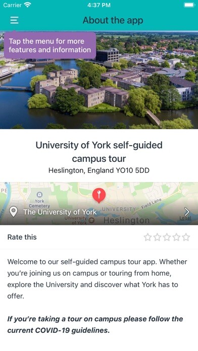 Emulate iPhone app Visit UoY using MyAndroid Emulate iPhone app Visit UoY using MyAndroid