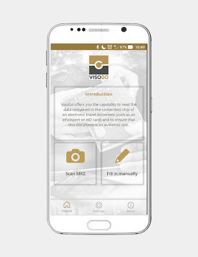 Run android online APK VisoGo PRO: Passport & ID authenticity (NFC & MRZ) from MyAndroid or emulate VisoGo PRO: Passport & ID authenticity (NFC & MRZ) using MyAndroid Run android online APK VisoGo PRO: Passport & ID authenticity (NFC & MRZ) from MyAndroid or emulate VisoGo PRO: Passport & ID authenticity (NFC & MRZ) using MyAndroid