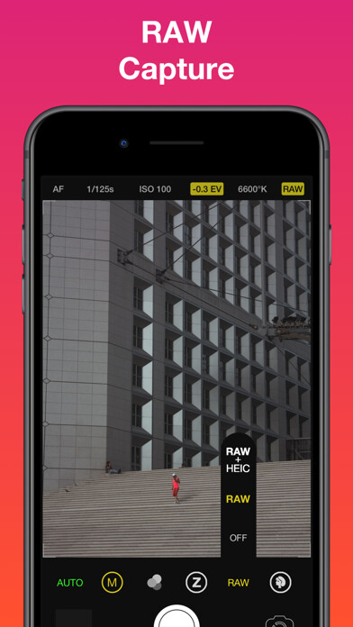 Emulate iPhone app Vistax. Pro Camera using MyAndroid