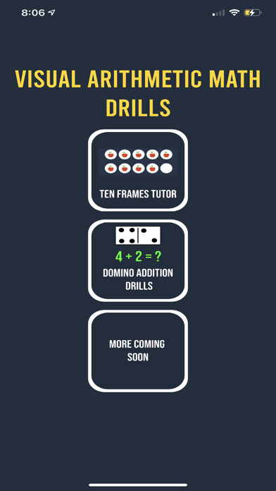 Emulate iPhone app Visual Arithmetic Math Drills using MyAndroid Emulate iPhone app Visual Arithmetic Math Drills using MyAndroid