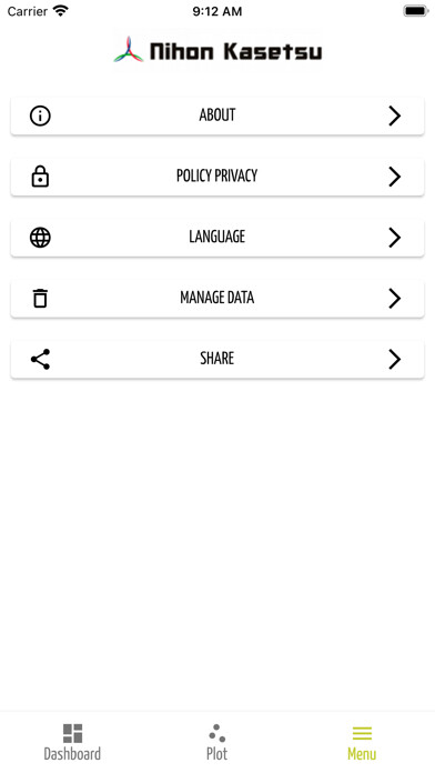 Emulate iPhone app Visual CO2 using MyAndroid