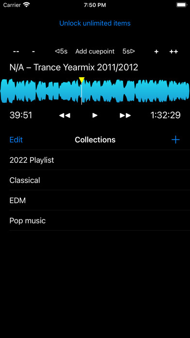 Emulate iPhone app Visual Cue Audio Player iOS using MyAndroid Emulate iPhone app Visual Cue Audio Player iOS using MyAndroid