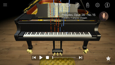 Emulate iPhone app Visual Piano using MyAndroid