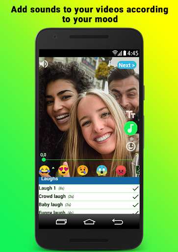 Run android online APK Visutive - Add Sound Effects to your Videos from MyAndroid or emulate Visutive - Add Sound Effects to your Videos using MyAndroid