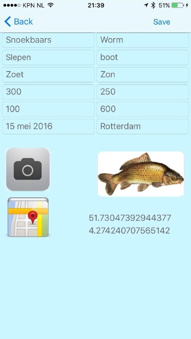Emulate iPhone app VisVangst using MyAndroid