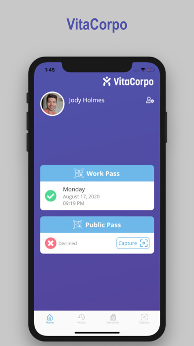 Emulate iPhone app VitaCorpo: Health Survey App using MyAndroid Emulate iPhone app VitaCorpo: Health Survey App using MyAndroid