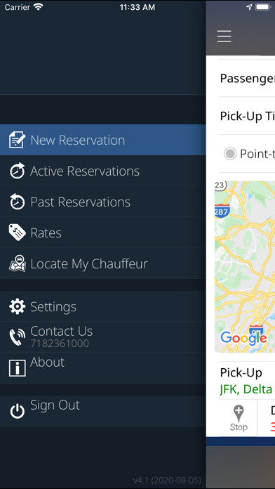 Emulate iPhone app VITAL CAR AND LIMO SERVICE using MyAndroid Emulate iPhone app VITAL CAR AND LIMO SERVICE using MyAndroid