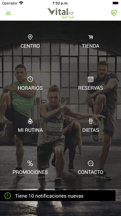 Emulate iPhone app VitalFit Sport Club using MyAndroid Emulate iPhone app VitalFit Sport Club using MyAndroid