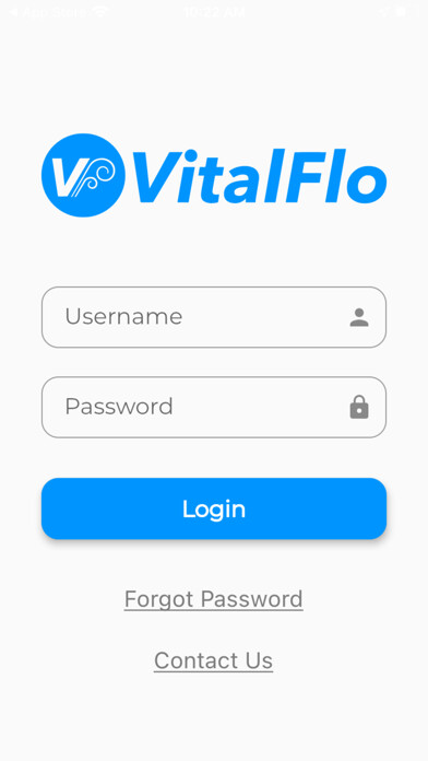 Emulate iPhone app VitalFlo Health using MyAndroid