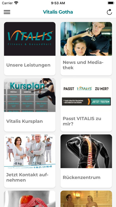Emulate iPhone app Vitalis Gotha using MyAndroid