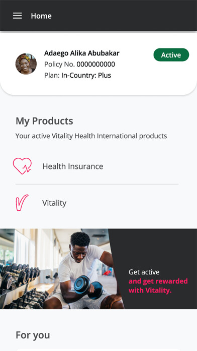 Emulate iPhone app Vitality Health International using MyAndroid Emulate iPhone app Vitality Health International using MyAndroid