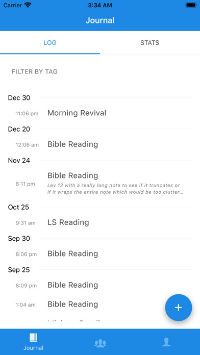 Emulate iPhone app Vitality - Life Journal using MyAndroid Emulate iPhone app Vitality - Life Journal using MyAndroid