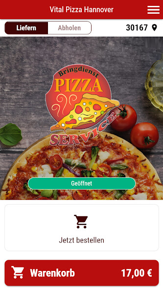 Run android online APK Vital Pizza Hannover from MyAndroid or emulate Vital Pizza Hannover using MyAndroid