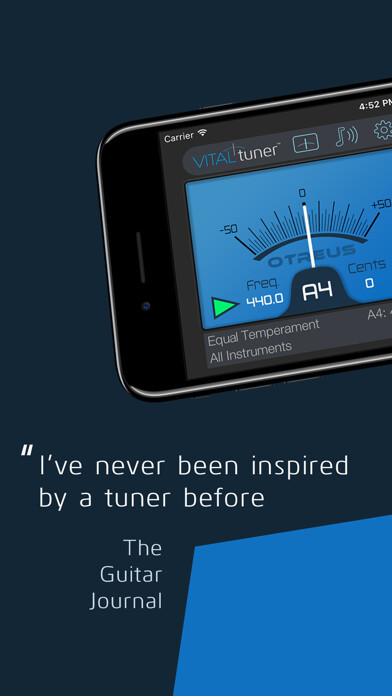 Emulate iPhone app VITALtuner Pro - Only the best tuner using MyAndroid Emulate iPhone app VITALtuner Pro - Only the best tuner using MyAndroid