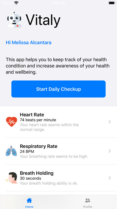 Emulate iPhone app Vitaly Smart Checker using MyAndroid Emulate iPhone app Vitaly Smart Checker using MyAndroid