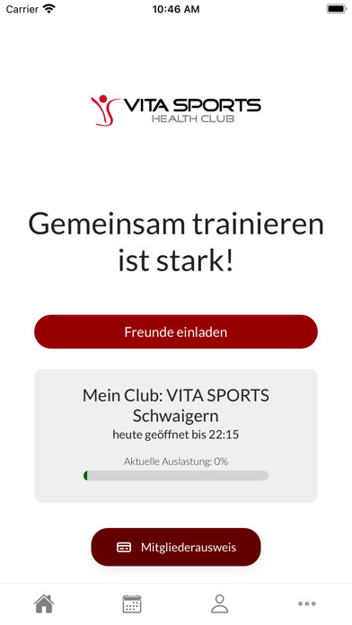 Emulate iPhone app Vita Sports Schwaigern using MyAndroid