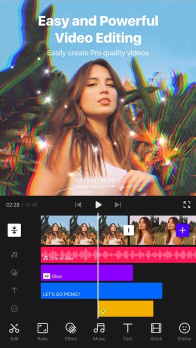 Emulate iPhone app VITA - Video Editor & Maker using MyAndroid