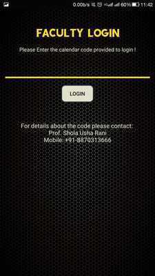 Emulate Android APK VIT-Calendar