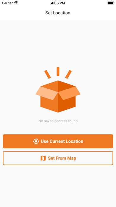 Emulate iPhone app VitEats - Food Delivery using MyAndroid