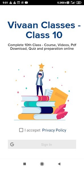 Run android online APK Vivaan Classes - NCERT 1 to 10 from MyAndroid or emulate Vivaan Classes - NCERT 1 to 10 using MyAndroid