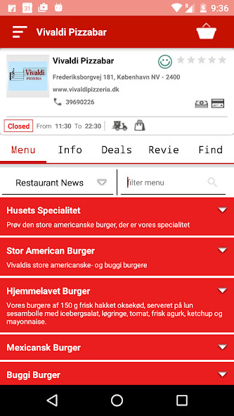 Run android online APK Vivaldi Pizzabar København NV from MyAndroid or emulate Vivaldi Pizzabar København NV using MyAndroid Run android online APK Vivaldi Pizzabar København NV from MyAndroid or emulate Vivaldi Pizzabar København NV using MyAndroid