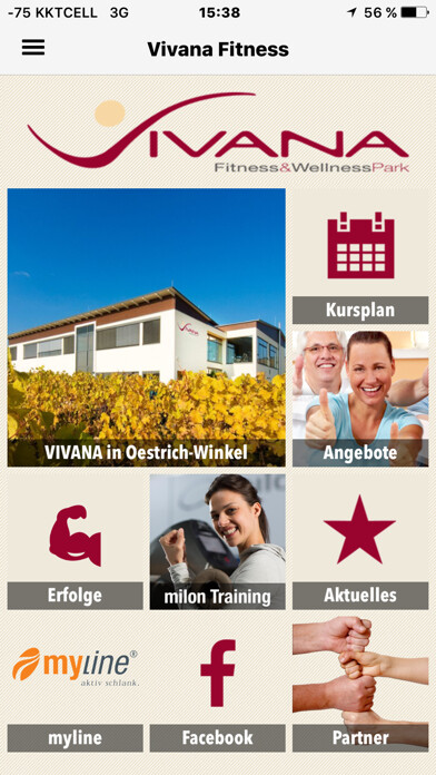 Emulate iPhone app Vivana Fitness- und Wellnesspa using MyAndroid Emulate iPhone app Vivana Fitness- und Wellnesspa using MyAndroid