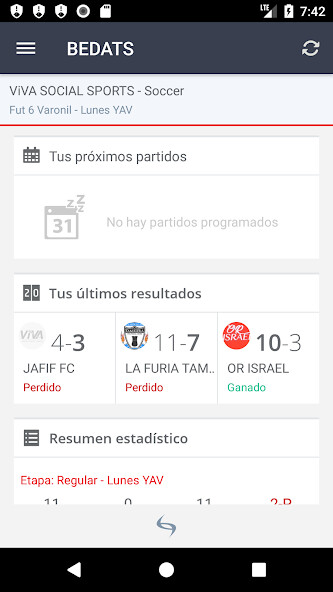 Emulate iPhone app ViVA SOCIAL SPORTS using MyAndroid