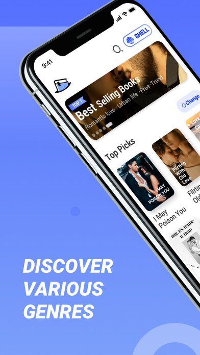 Emulate iPhone app VivaStory - Books and Novels using MyAndroid