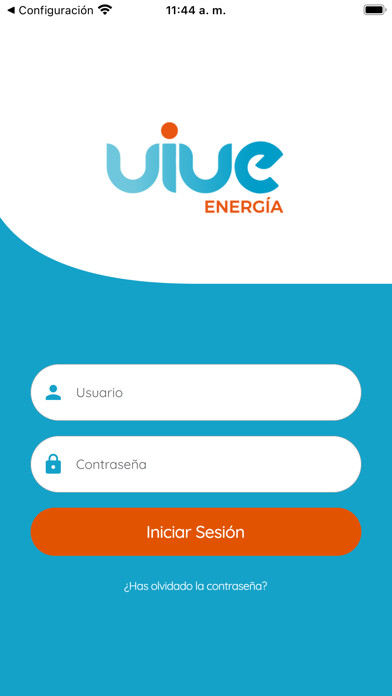 Emulate iPhone app Vive Energía using MyAndroid