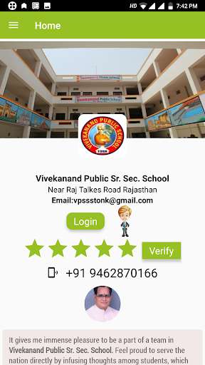 Run android online APK Vivekanand Public Sr. Sec. School -Tonk (Wschool) from MyAndroid or emulate Vivekanand Public Sr. Sec. School -Tonk (Wschool) using MyAndroid
