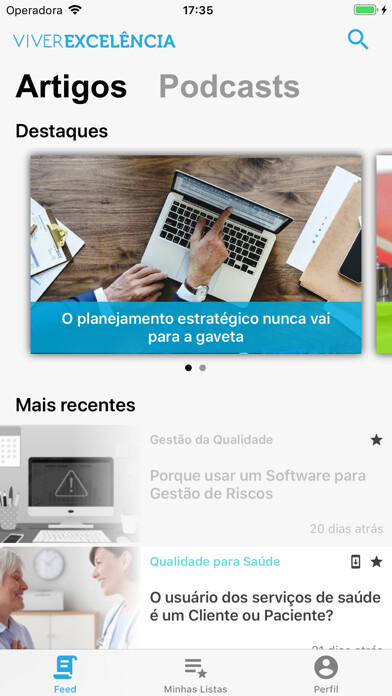 Emulate iPhone app Viver ExcelĂȘncia using MyAndroid Emulate iPhone app Viver ExcelĂȘncia using MyAndroid