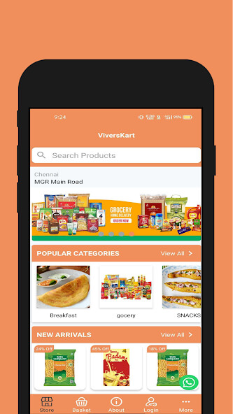 Run android online APK ViversKart from MyAndroid or emulate ViversKart using MyAndroid