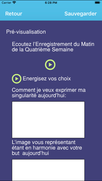 Emulate iPhone app VIVEZ VOTRE VISION using MyAndroid