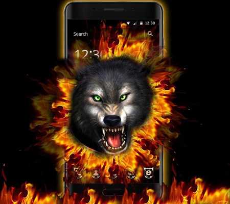 Emulate Android APK Vivid Fire Wolf Theme Emulate Android APK Vivid Fire Wolf Theme