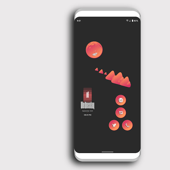 Run android online APK Vivid Weather Komponents KWGT from MyAndroid or emulate Vivid Weather Komponents KWGT using MyAndroid