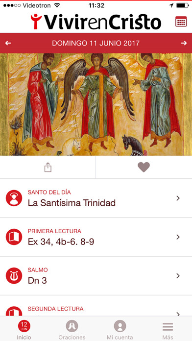 Emulate iPhone app Vivir en Cristo using MyAndroid