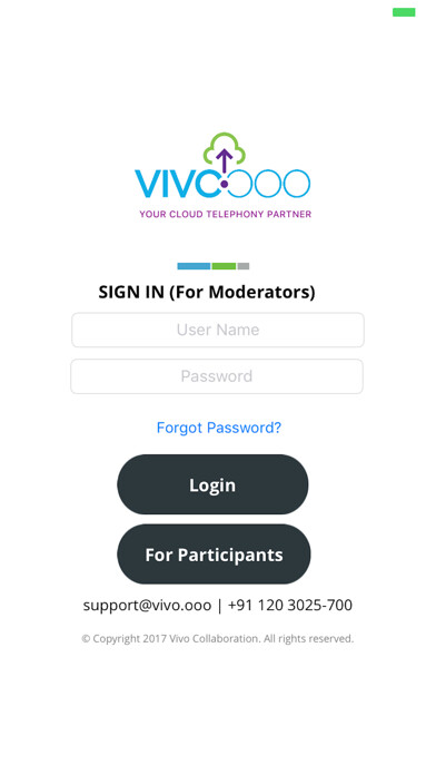 Emulate iPhone app VIVO.OOO Cloud Telephony using MyAndroid