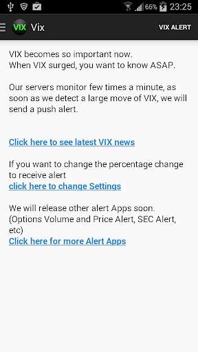 Run android online APK Vix Alert, volatility index from MyAndroid or emulate Vix Alert, volatility index using MyAndroid