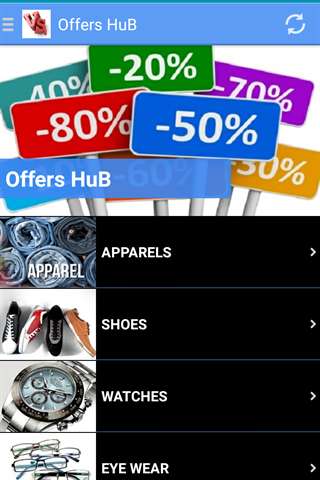 Run android online APK Vizag Offers HuB from MyAndroid or emulate Vizag Offers HuB using MyAndroid