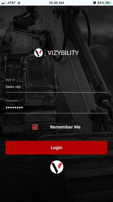 Emulate iPhone app Vizybility CRM Mobile using MyAndroid