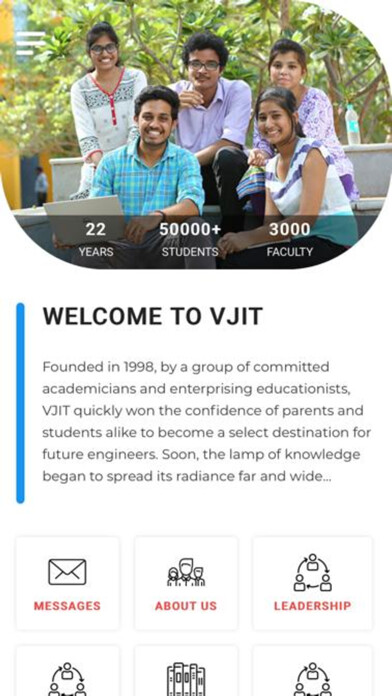 Emulate iPhone app VJIT, Hyderabad using MyAndroid