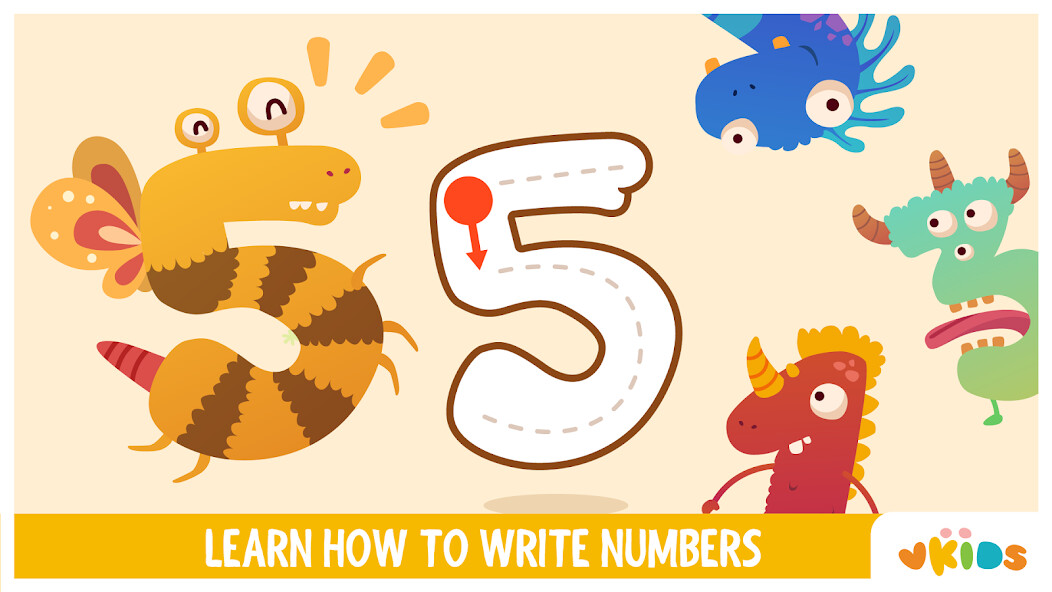 Run android online APK Vkids Numbers - Counting Games For Kids from MyAndroid or emulate Vkids Numbers - Counting Games For Kids using MyAndroid