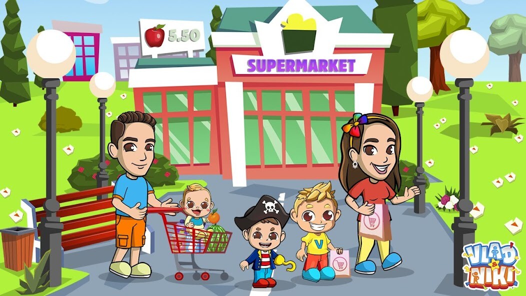 Run android online APK Vlad & Niki Supermarket game from MyAndroid or emulate Vlad & Niki Supermarket game using MyAndroid