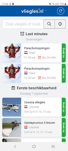 Run android online APK Vliegles.nl - Last minutes en beschikbaarheid from MyAndroid or emulate Vliegles.nl - Last minutes en beschikbaarheid using MyAndroid