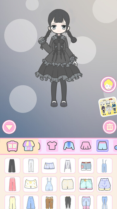 Emulate iPhone app Vlinder Girl - Dress Up Games using MyAndroid